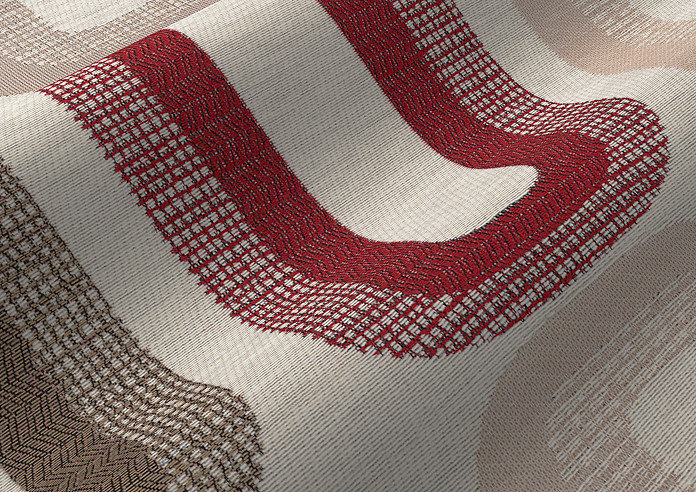 Soho, Rosso - Made to Measure Curtains - Image 4